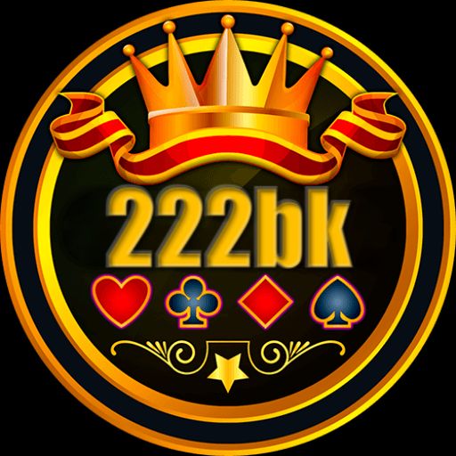 222bk themed cartoon character winning coins in a vibrant casino setting